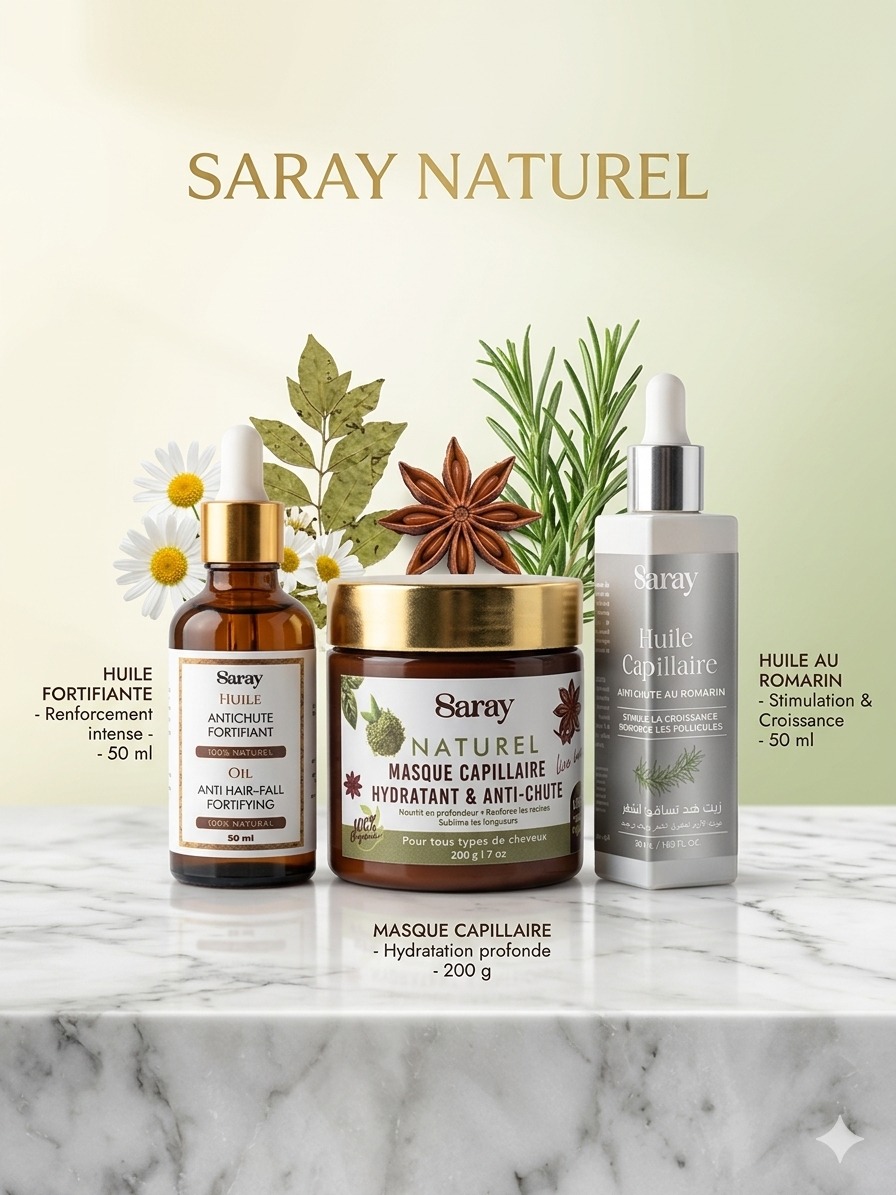 Saray Naturel — منتجات طبيعية للشعر